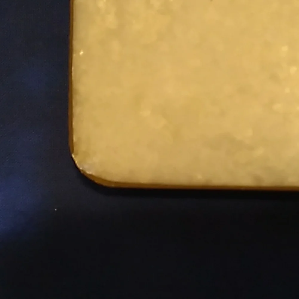 Elegant Gold Rimmed Marble Drinking Coasters- Set of 4